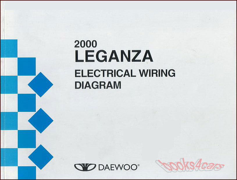 view cover of 2000 Leganza Electrical Shop Manual by Daewoo