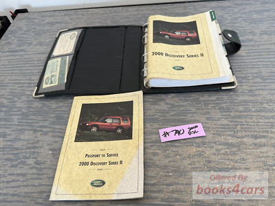 view cover of 2000 Discovery II Owners Manual by Land Rover