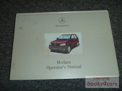 view cover of 2000 ML320 ML430 owners manual by Mercedes for ML 320 & 430