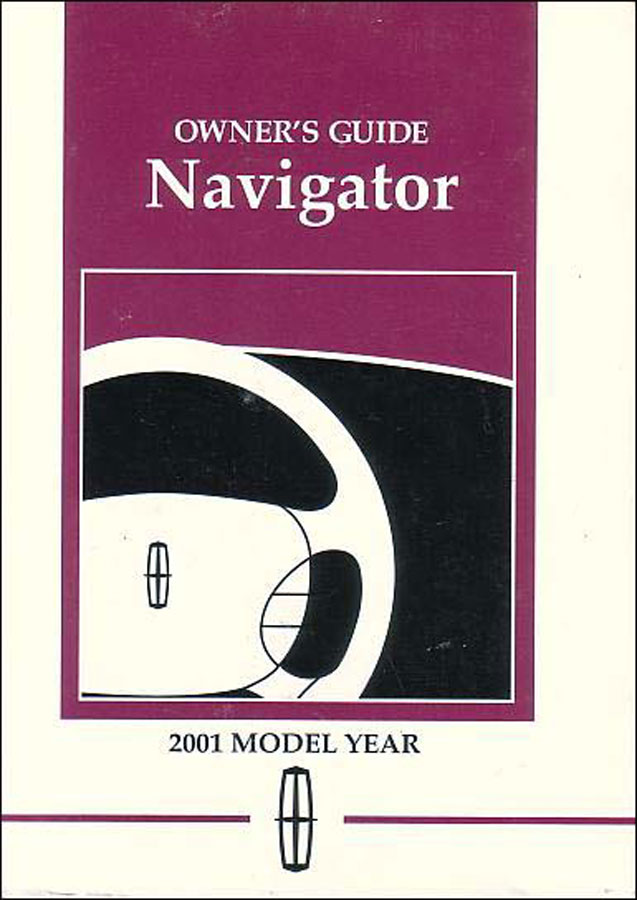view cover of 2001 Navigator Owners Manual by Lincoln