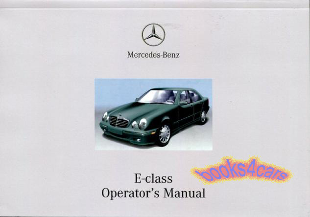 view cover of 2001 E Class Owners Manual for E320 E430 E55 AMG and other E-Class Mercedes-Benz Sedans
