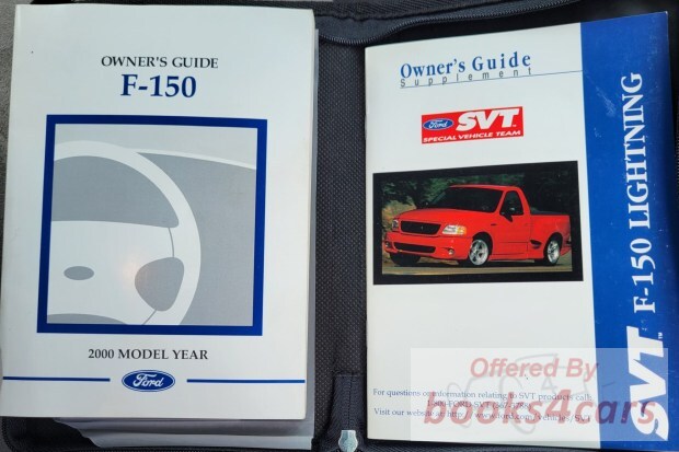 view cover of 2001 F150 Lightning owners manual Supplement by Ford truck