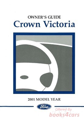 view cover of 2001 Ford Crown Victoria Owners Manual by Ford
