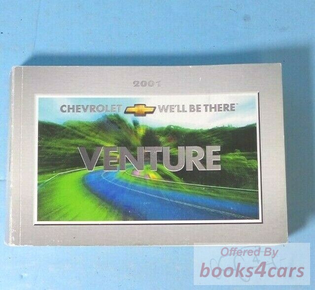 view cover of 2001 Venture Owners Manual by Chevrolet