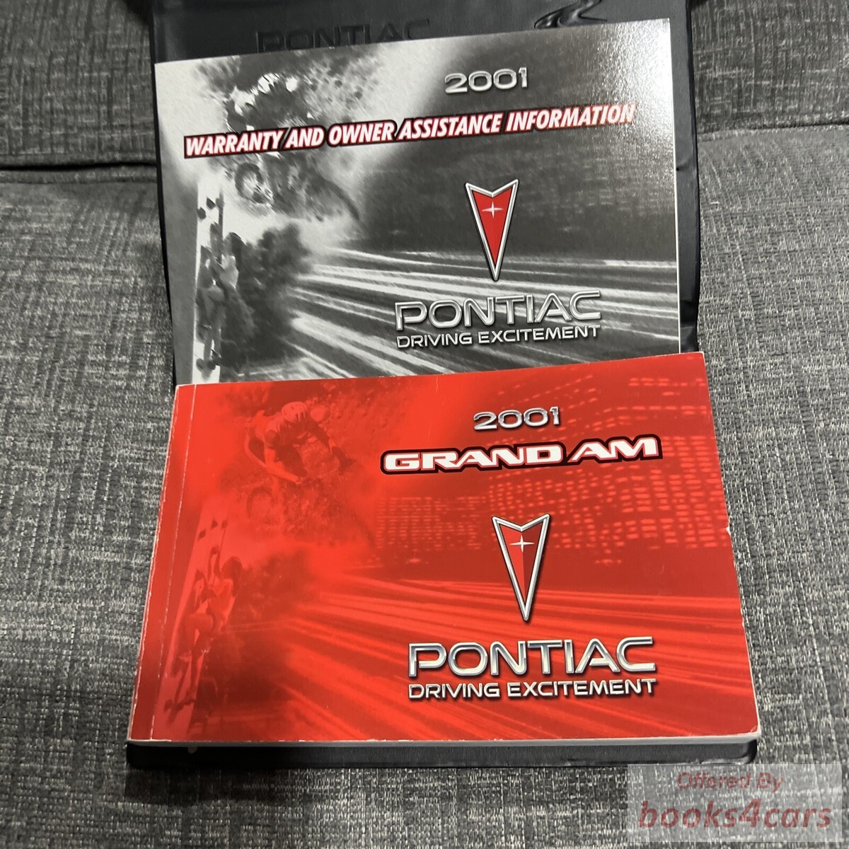 view cover of 2001 GrandAm Owners Manual by Pontiac for Grand Am