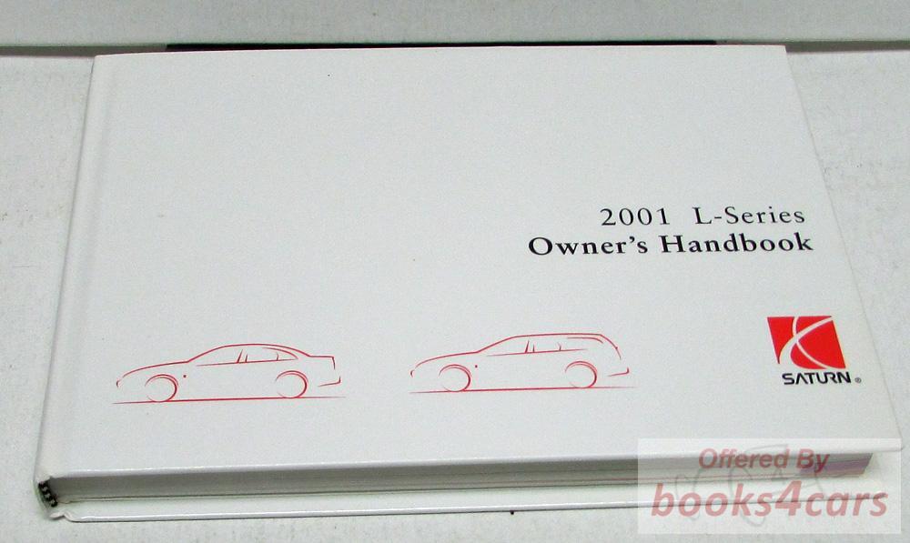 view cover of 2001 L-Series Owners Manual by Saturn