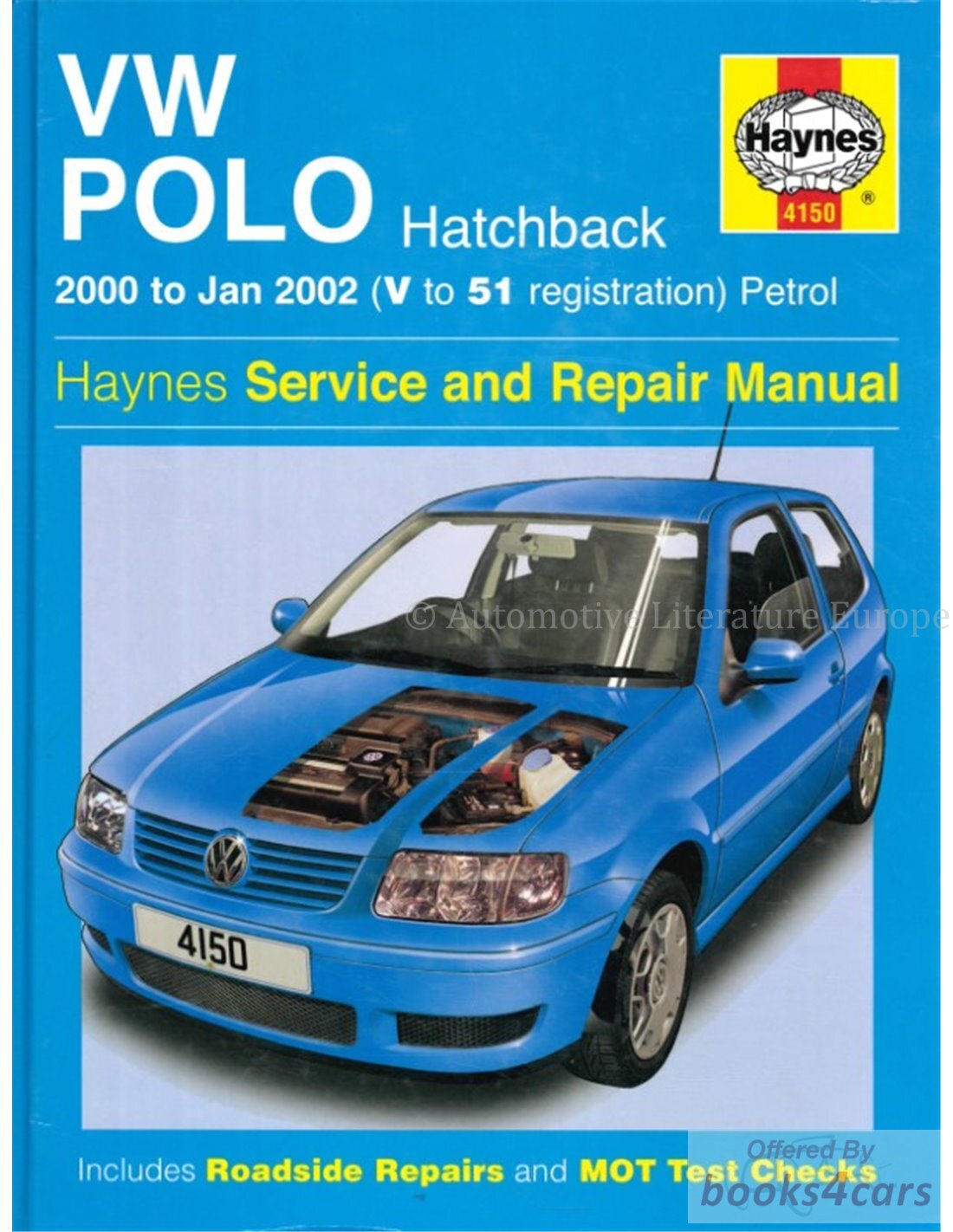 view cover of 2000-2002 Volkwagen Polo Hatchback Petrol Shop Service Repair Manual by Haynes