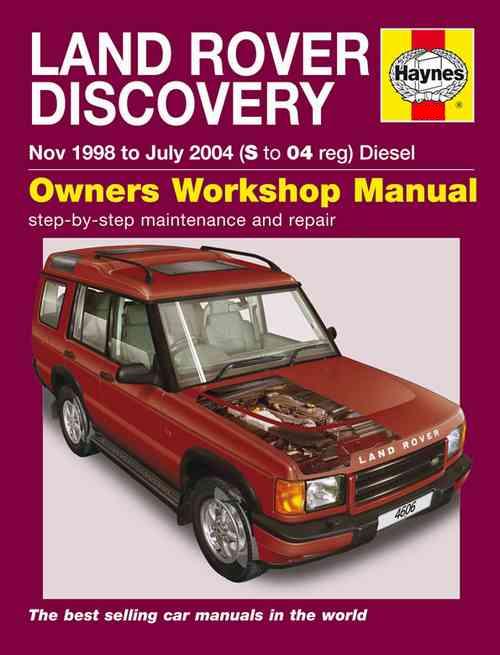 view cover of 1999-2004 Discovery Diesel Shop Service Repari Manual by Haynes for Land Rover