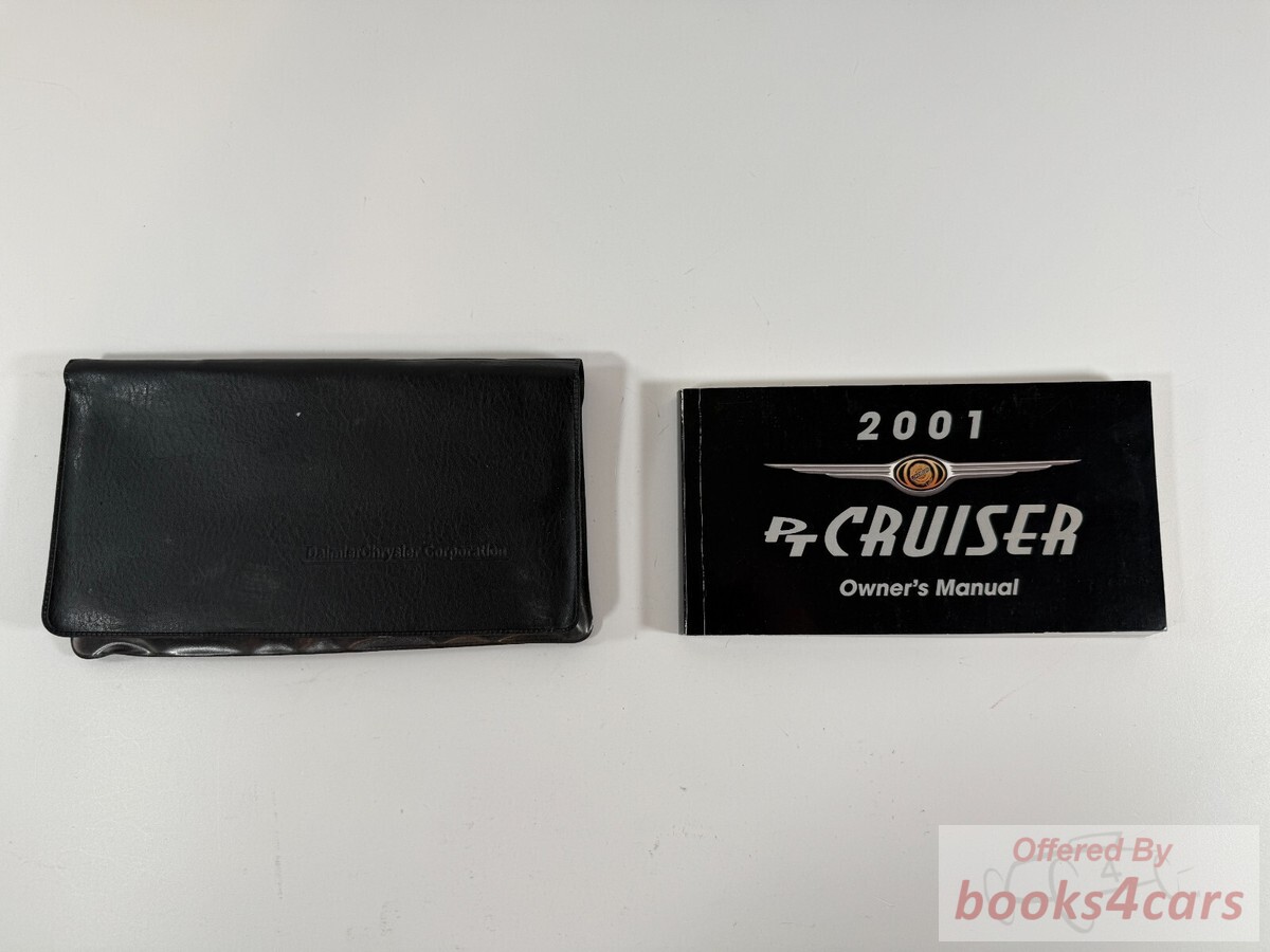 view cover of 2001 PT Cruiser Owners Manual by Chrysler