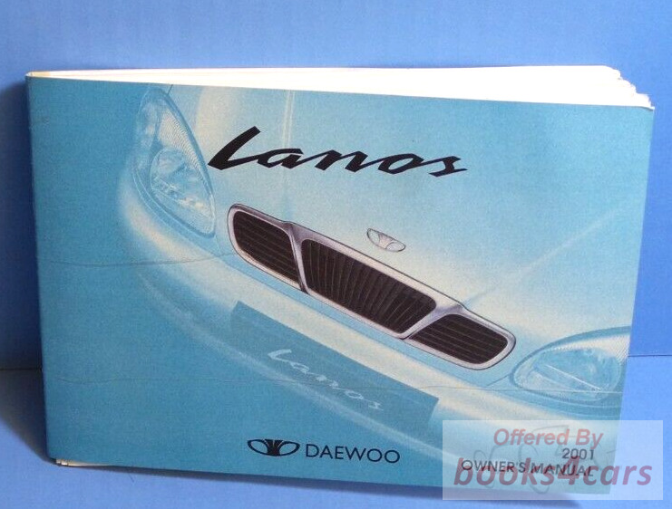 view cover of 2001 Lanos Owners Manual by Daewoo