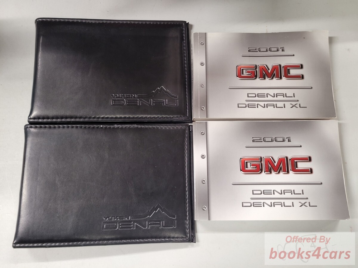 view cover of 2001 Denali and Denali XL Owners Manual by GMC