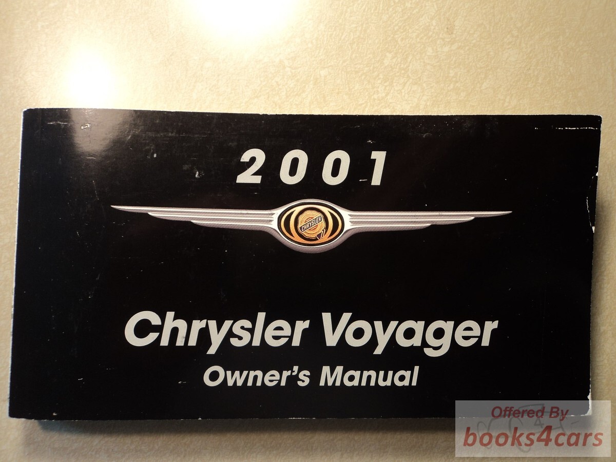 view cover of 2001 Chrysler Voyager Owners Manual