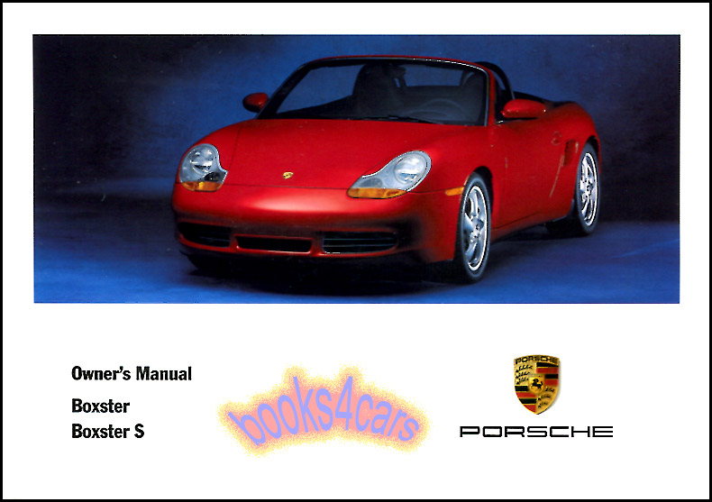 view cover of 2001 Porsche Boxster owners manual