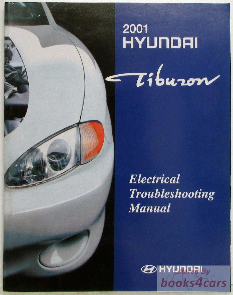 view cover of 2001 Tiburon Electrical Troubleshooting manual
