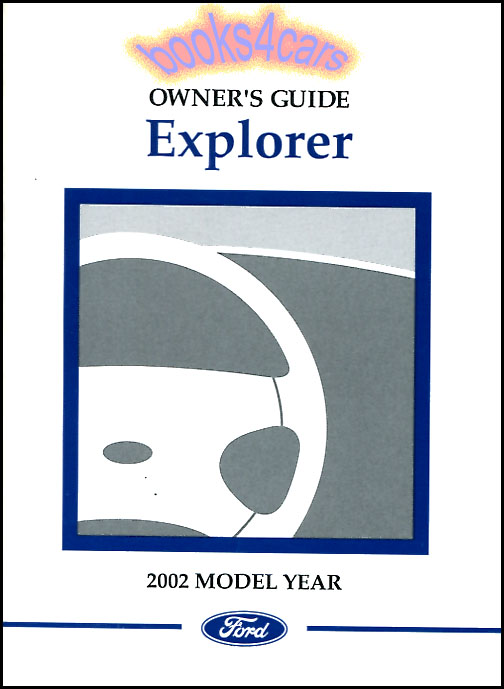 view cover of 2002 Explorer Owners Manual by Ford Truck
