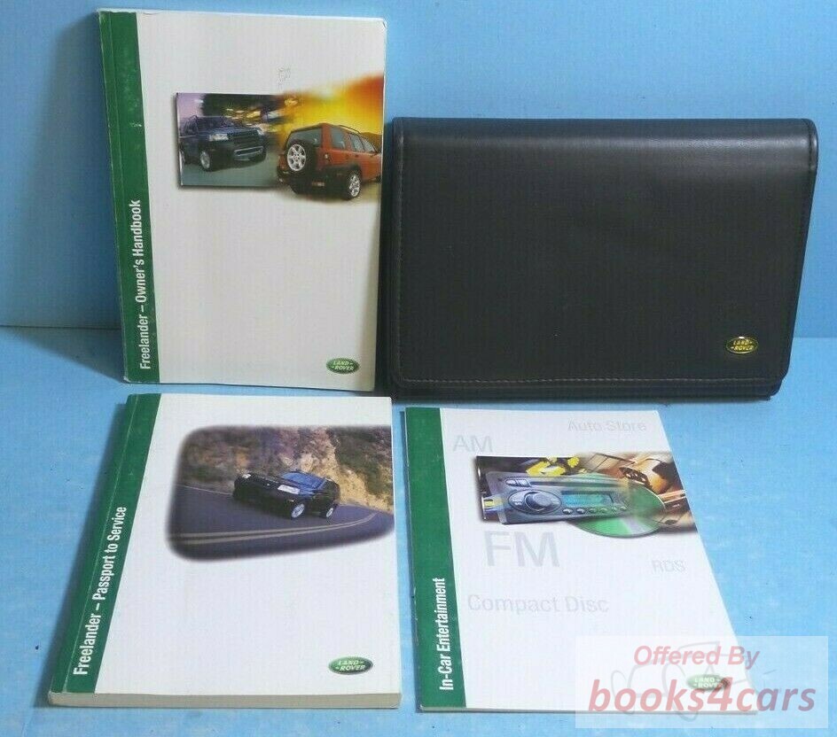 view cover of 2002 Freelander owners manual by Land Rover