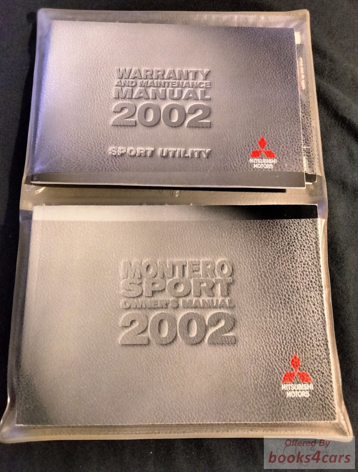 view cover of 2002 Montero Sport Owners Manual by Mitsubishi