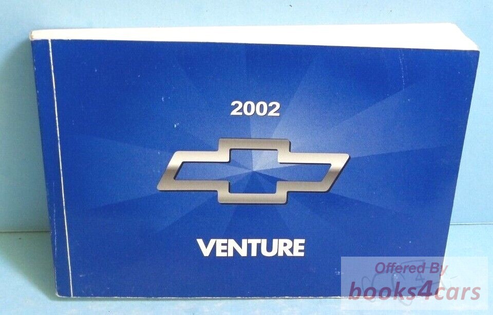 view cover of 2002 Venture Owners Manual by Chevrolet