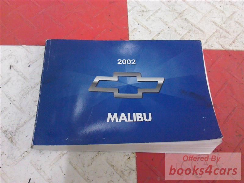 view cover of 2002 Malibu Owners Manual by Chevrolet.