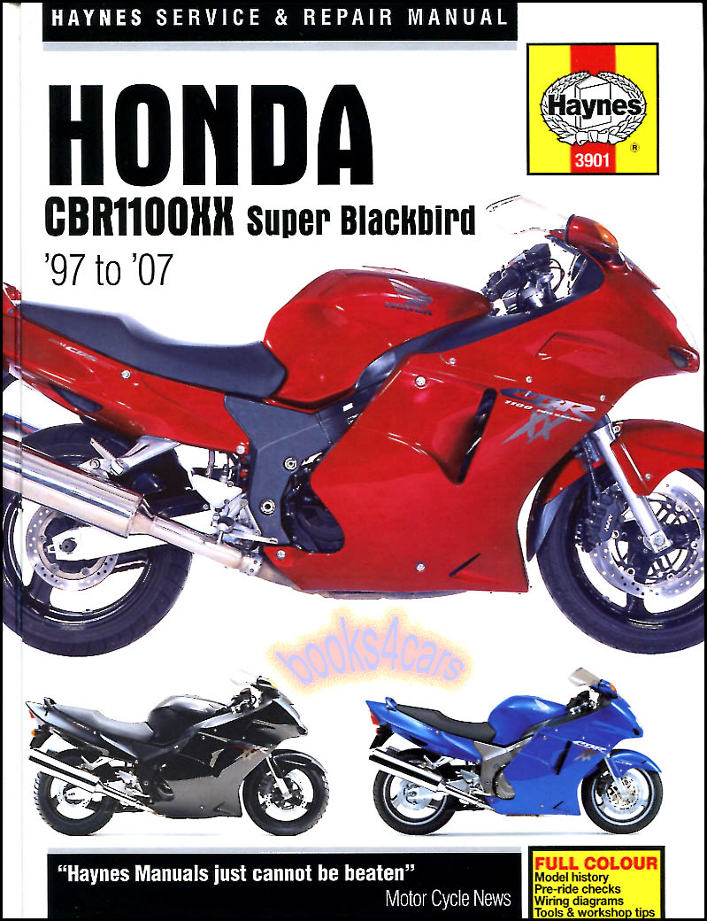 view cover of 1997-2007 Honda CBR1100XX Super Blackbird 336 pgs Shop Service Repair Manual by Haynes Motorcycles