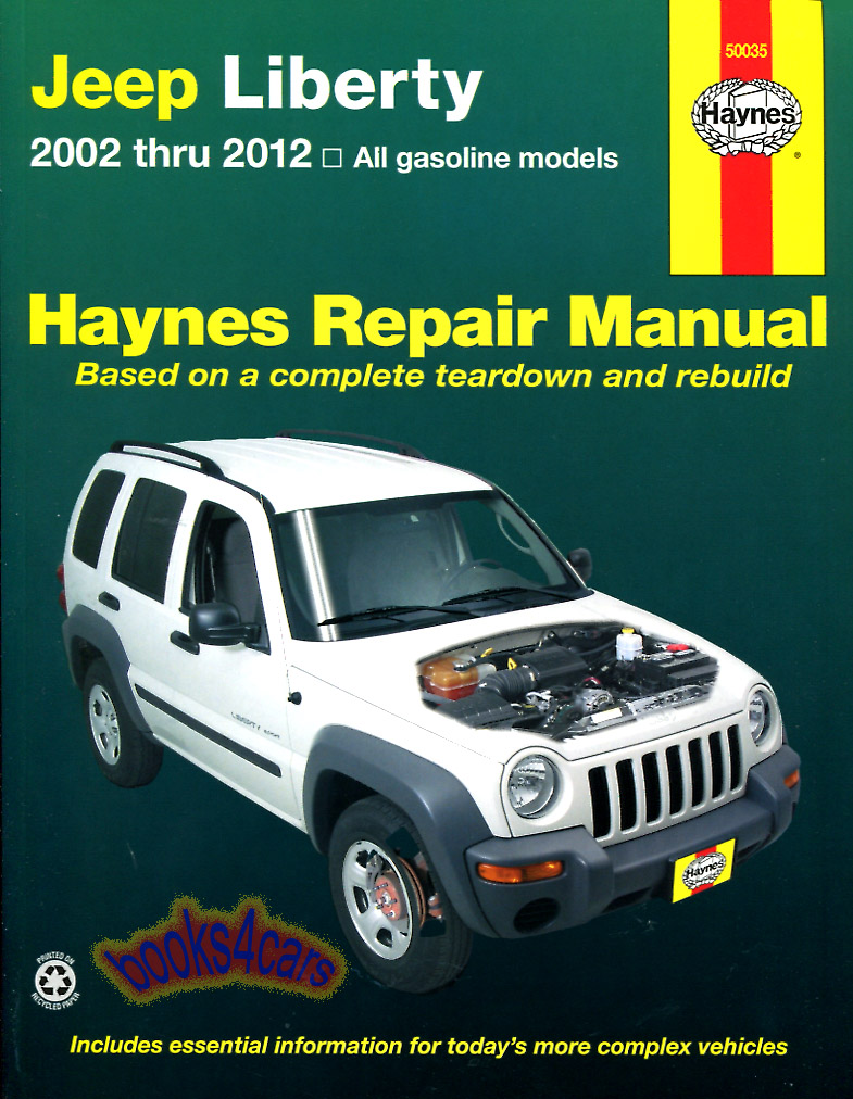 view cover of 2002-2013 Jeep Liberty Dodge Nitro Shop Service Repair Manual by Haynes does not include diesel info