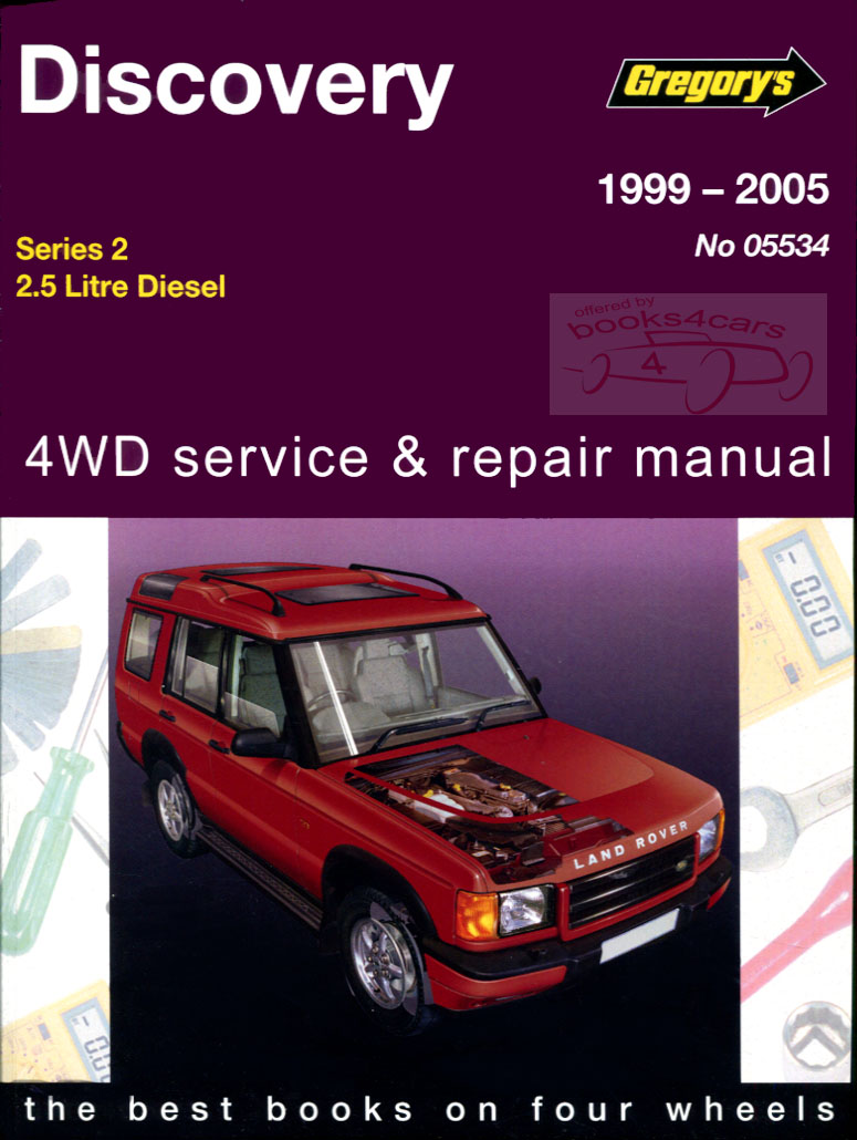 view cover of 1999-2005 Discovery Diesel Shop Service Repari Manual by Gregory for Land Rover