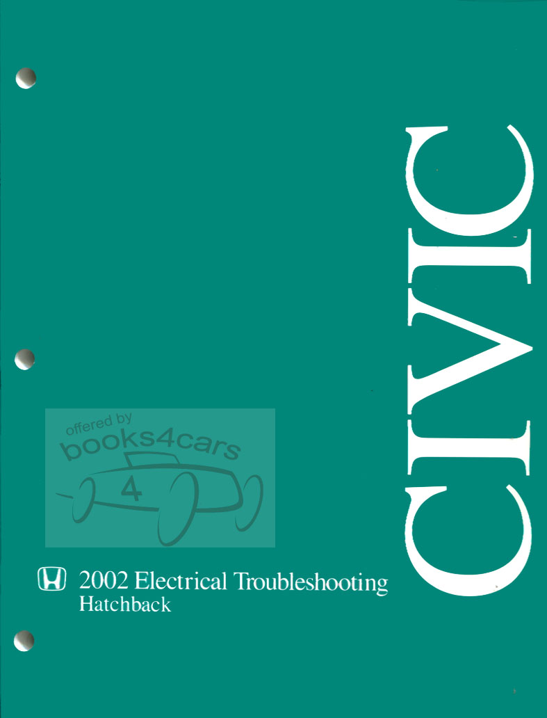 view cover of 2002 Civic Hatchback Electrical Troubleshooting Manual by Honda