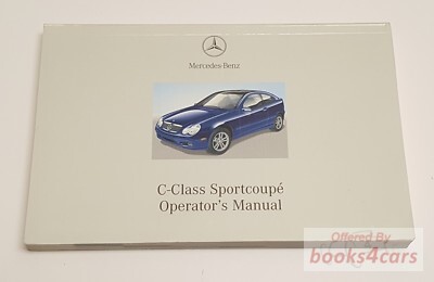 view cover of 2002 C-Class Sportcoupe C230 Kompressor Owners Manual by Mercedes