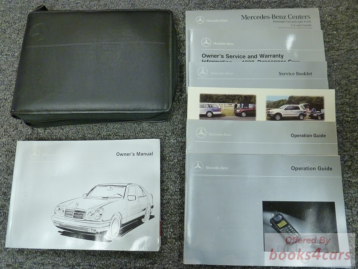 view cover of 2002 E Class Owners Manual E320 E430 E55 AMG and other E-Class Mercedes-Benz Sedans