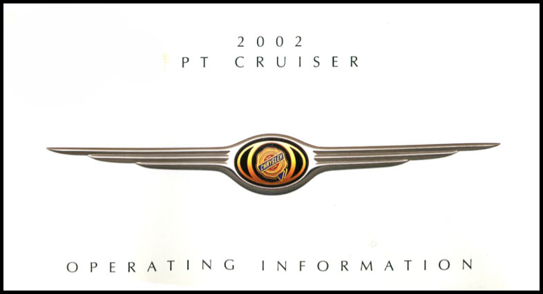 view cover of 2002 PT Cruiser Owners Manual by Chrysler