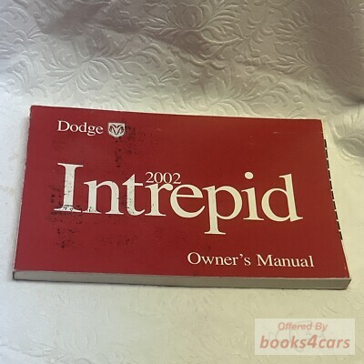 view cover of 2002 Intrepid Owners Manual by Dodge