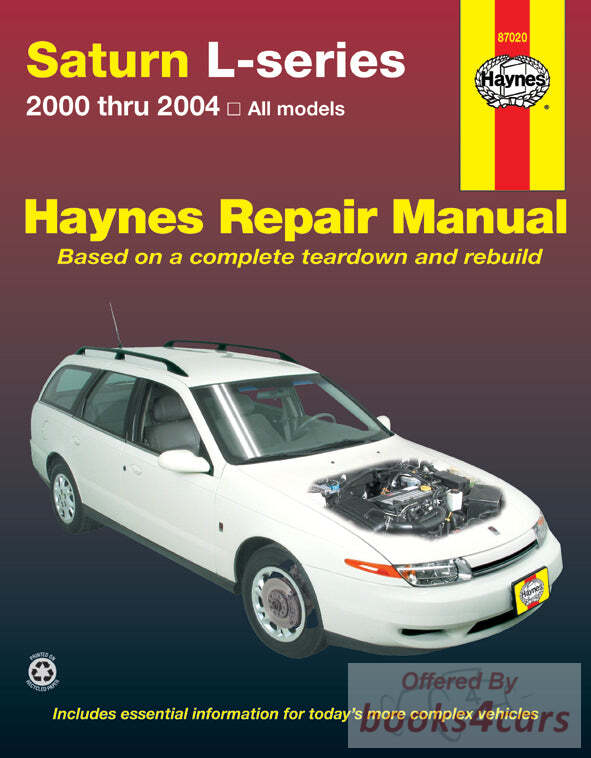 view cover of 2000 - 2004 Saturn L Series Shop Service Repair Manual by Haynes