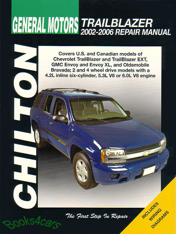 view cover of 2002-09 Chevrolet Trailblazer & GMC Envoy & Isuzu Ascender Shop Service Repair Manual by Chilton including XL XUV SS & more