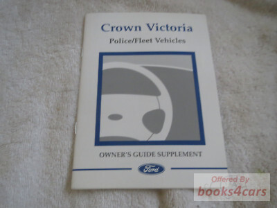 view cover of 2002 Crown Victoria Police Owners Manual by Ford