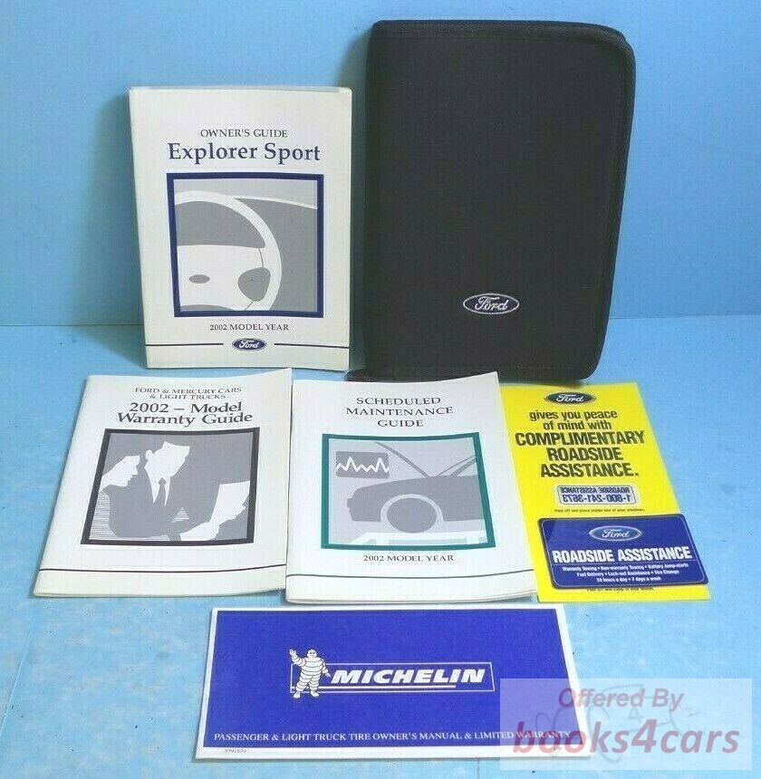 view cover of 2002 Explorer Sport Owners Manual by Ford Truck