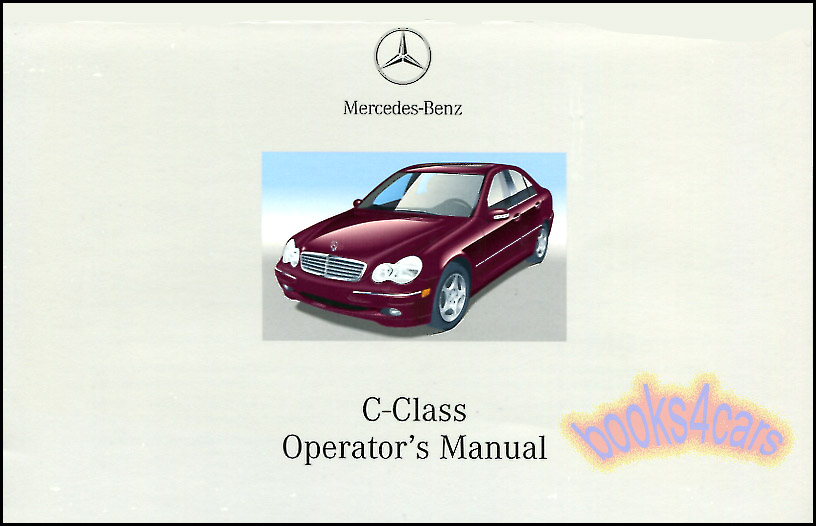view cover of 2002 C Class c240 c320 c32 AMG owners manual by Mercedes
