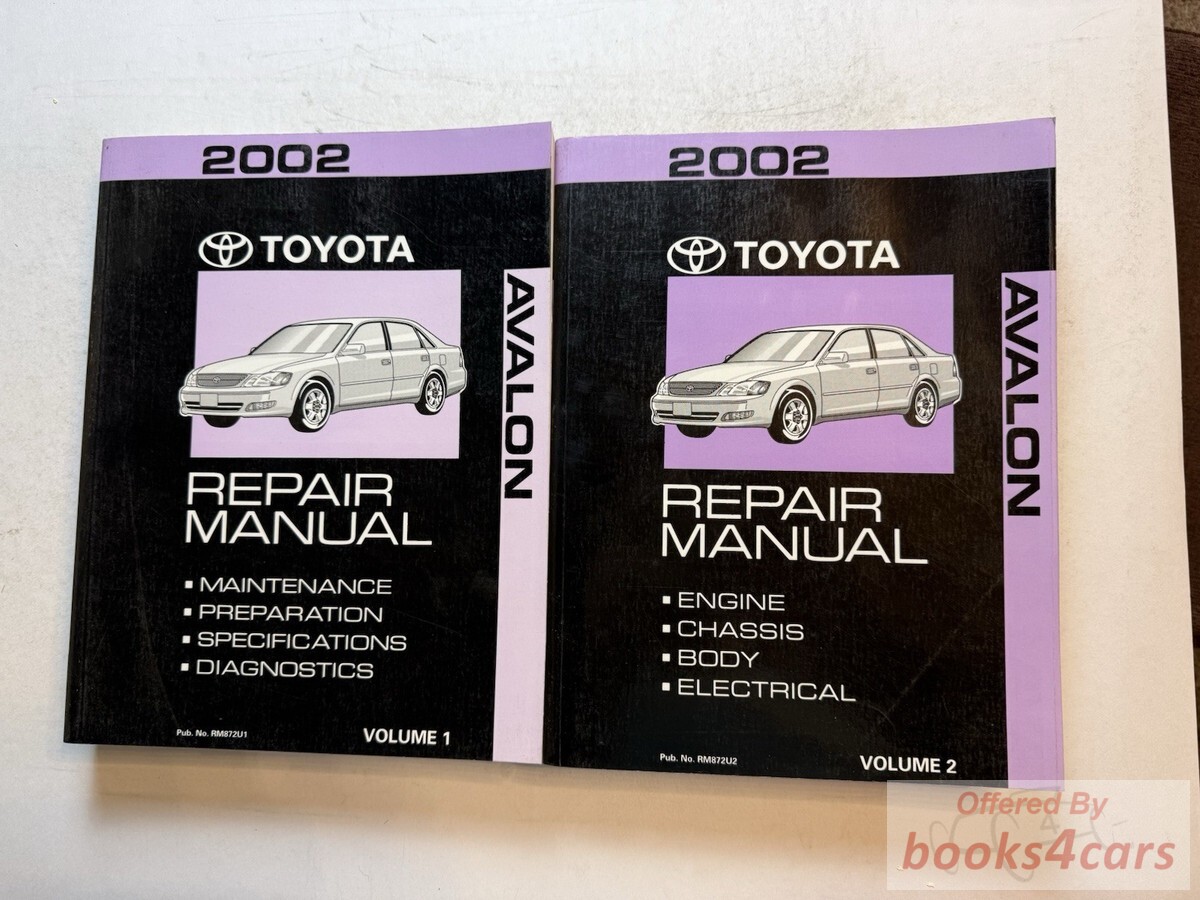 view cover of 2002 Avalon Shop Service Repair Manual Volume 2 for Engine, Chassis, & Body by Toyota