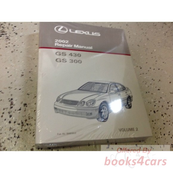 view cover of 2002 GS300 430 Shop Service Repair manual volume 2 by Lexus