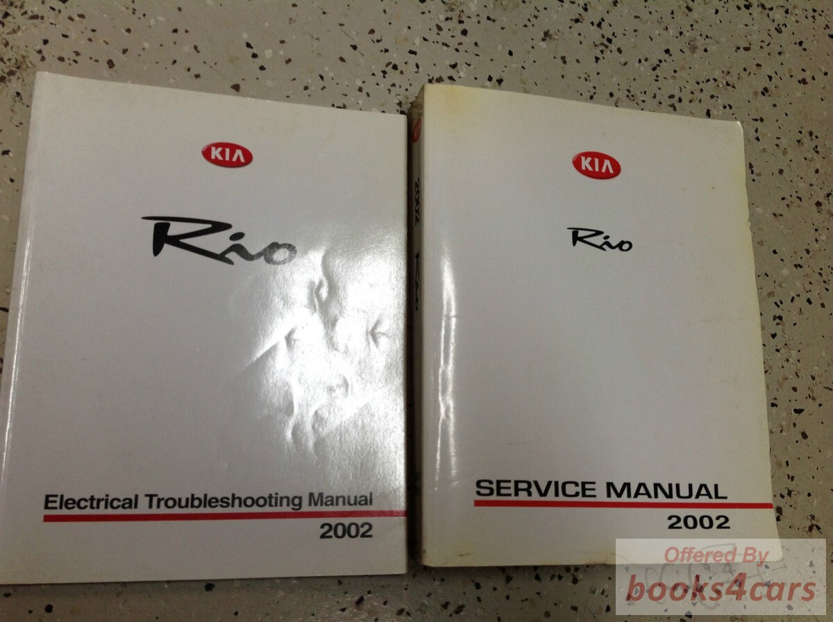 view cover of 2002 Rio Electrical Troubleshooting Manual by Kia
