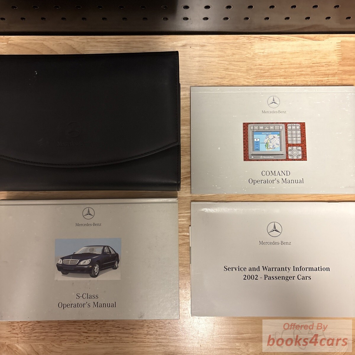 view cover of 2002 S Class owners manual By Mercedes