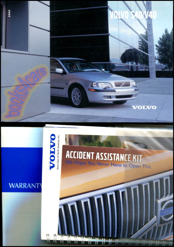 view cover of 2002 S40 V40 Owners Manual by Volvo