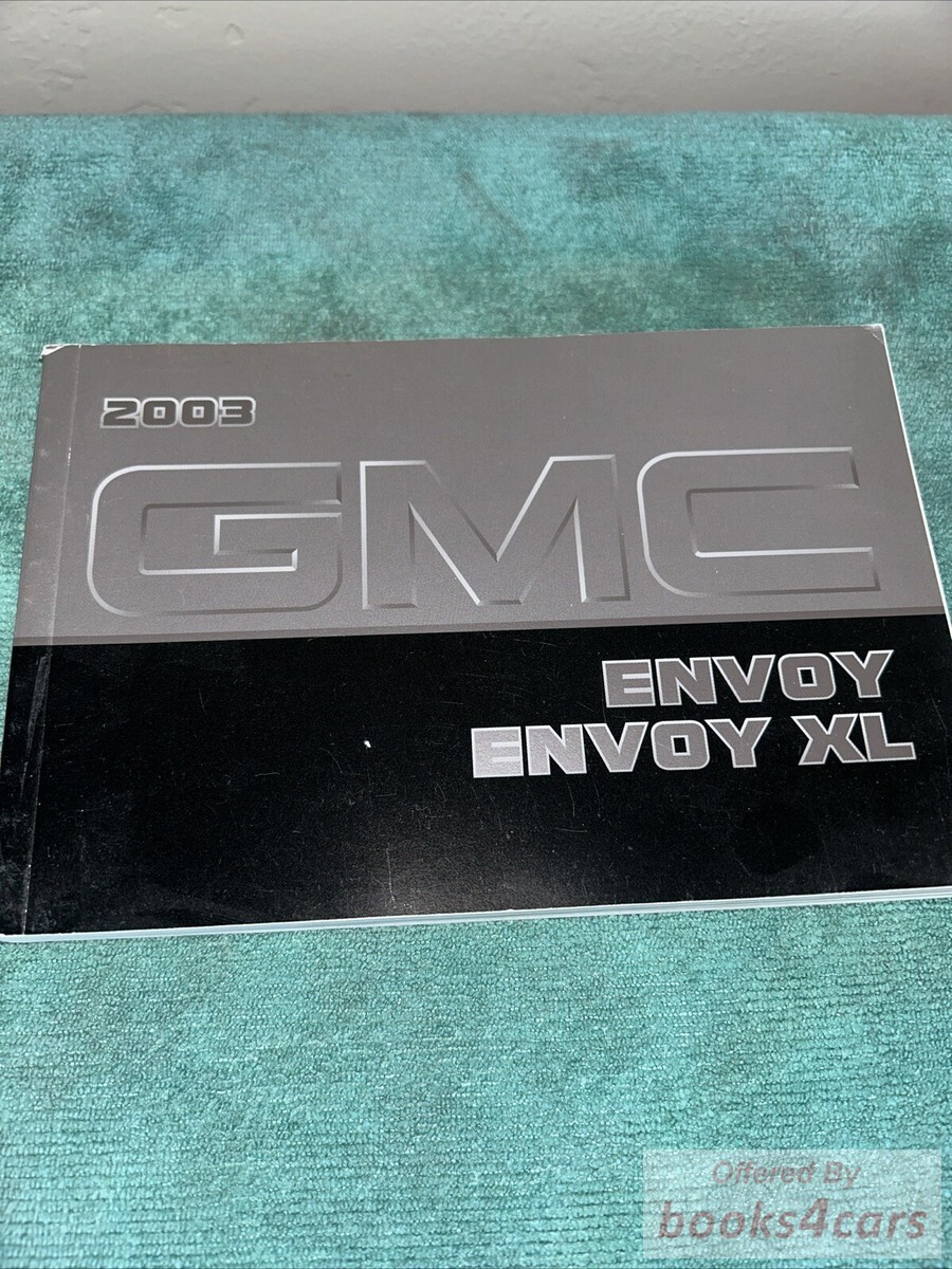 view cover of 2003 GMC Envoy Envoy XL owners manual