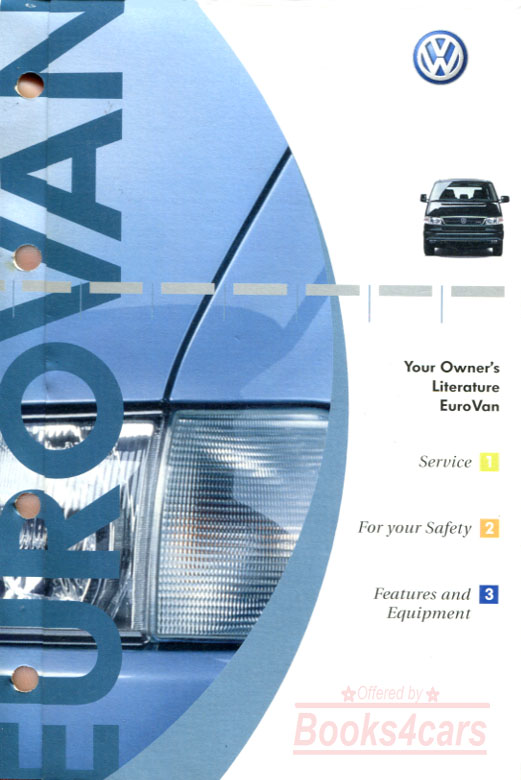 view cover of 2003 VW EuroVan Owners Manual By Volkswagen