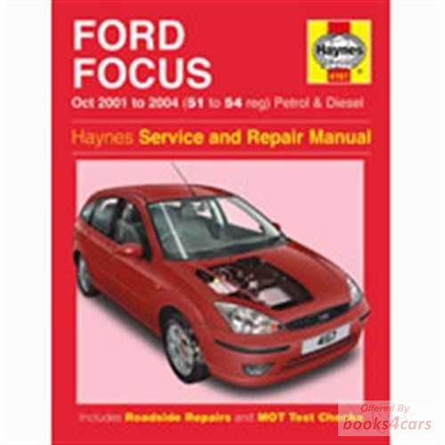 view cover of 2001 - 2004 Ford Focus Euro Shop Service Repair Manual by Haynes
