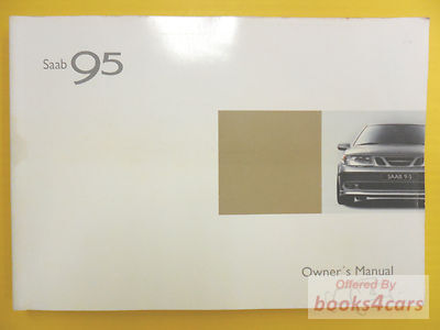 view cover of 2003 95 9-5 owners manual by Saab