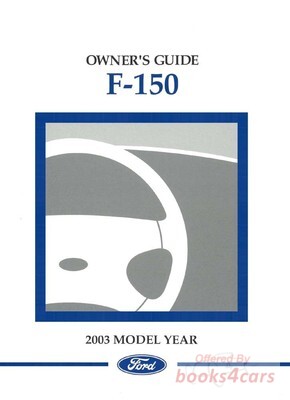 view cover of 2003 F150 Owners Manual by Ford Truck for F 150