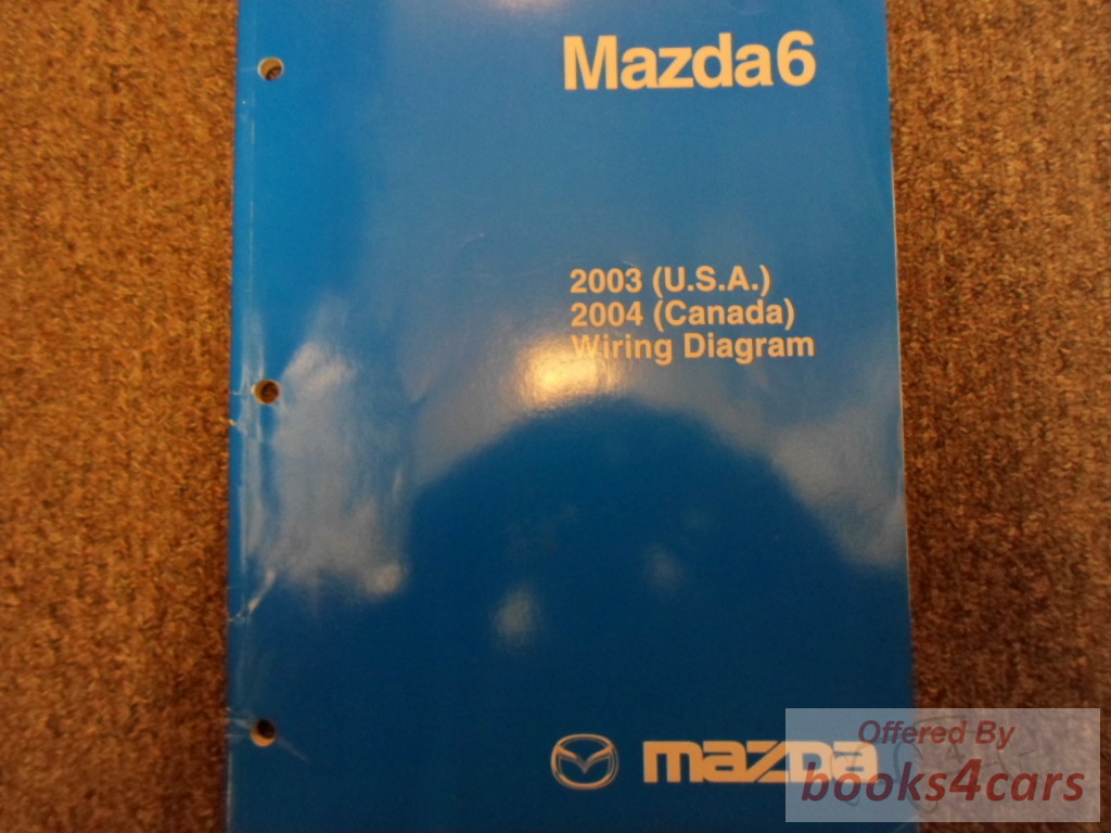view cover of 2003 Mazda6 Wiring Diagram Manual by Mazda for 6