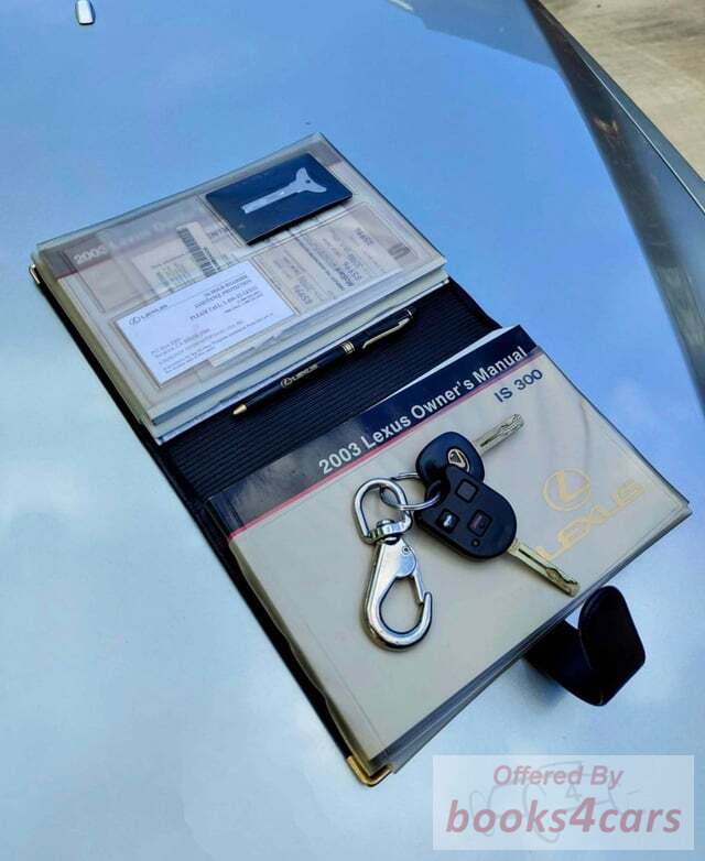view cover of 2003 IS3000 Owner's Manual by Lexus for IS 300