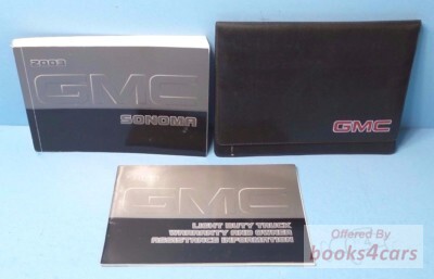 view cover of 2003 Sonoma owners manual by GMC