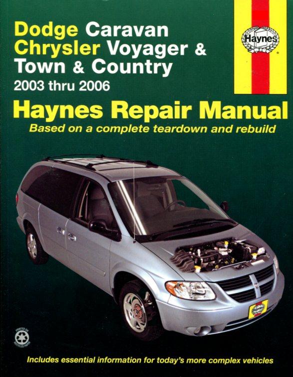 view cover of 2003-07 Dodge Caravan Plymouth Voyager Chrysler Town & Country Shop Service Repair Manual by Haynes
